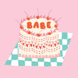 Babe Cake Confetti-exploding Greetings Card