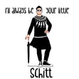I'll Always Be Your Little Schitt - David Confetti-exploding Greetings Card