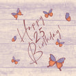 Tree Butterflies 25th Birthday Confetti-exploding Greetings Card