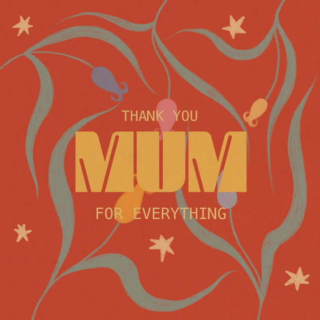 Thank You Mum For Everything Confetti-exploding Greetings Card