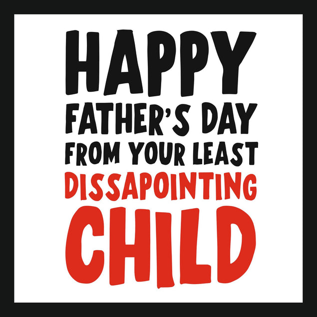 Dissapointing Child Confetti-exploding Greetings Card