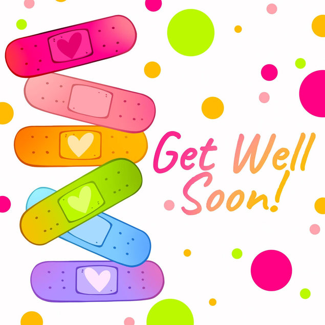 Get Well Soon! Confetti-exploding Greetings Card