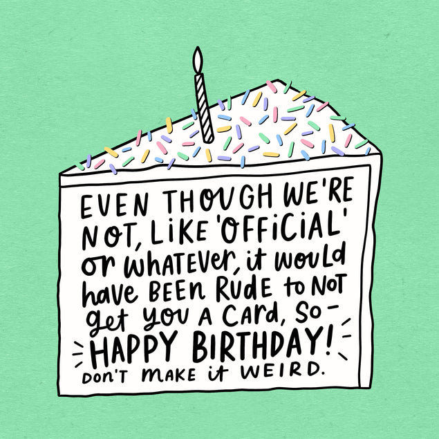 Even Though We're Not 