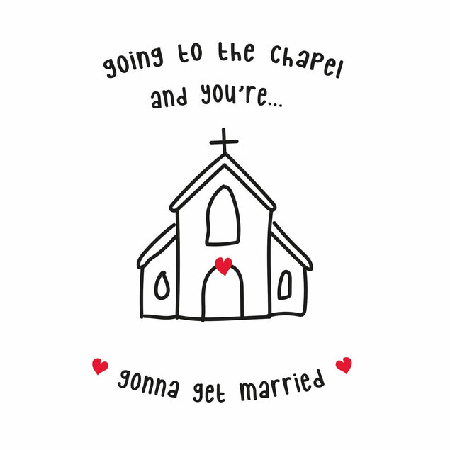 Going To The Chapel Confetti-exploding Greetings Card