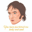 Pride And Prejudice Mr Darcy Love Confetti-exploding Greetings Card
