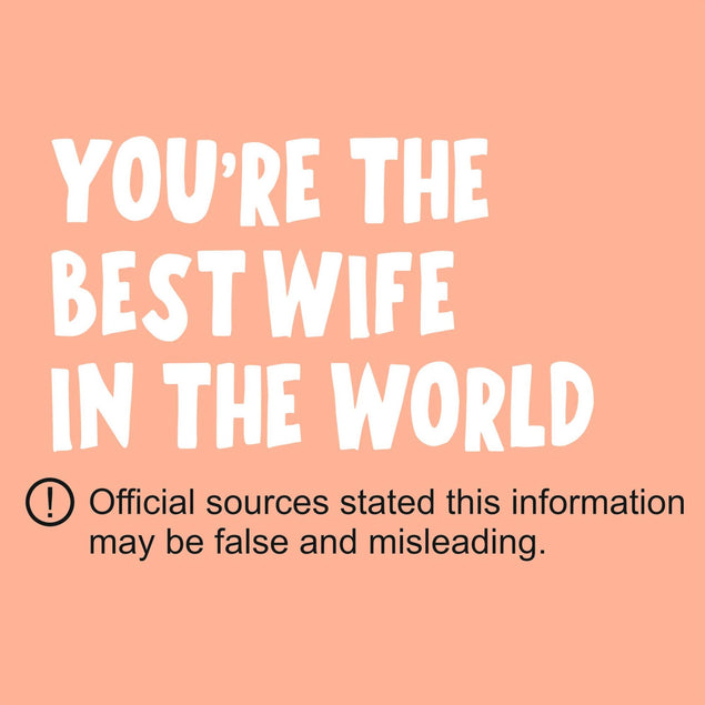 You're The Best Wife In The World Confetti-exploding Greetings Card