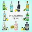 Let The Celebrations Be-Gin Confetti-exploding Greetings Card