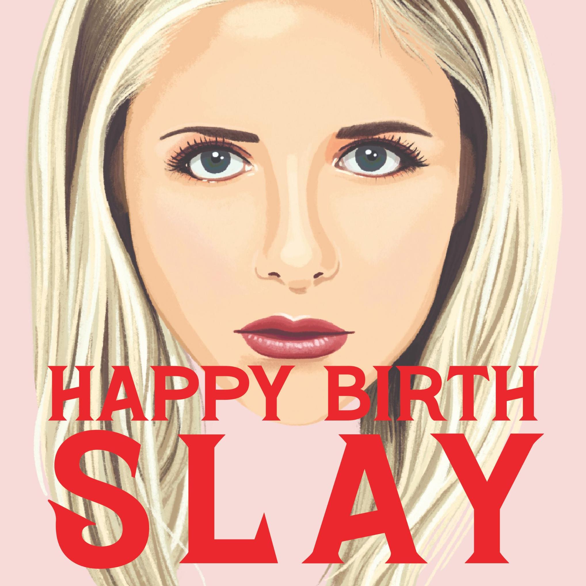 Vampire Exploding Buffy The Vampire Slayer Birthday Confetti-exploding Greetings Card – Boomf