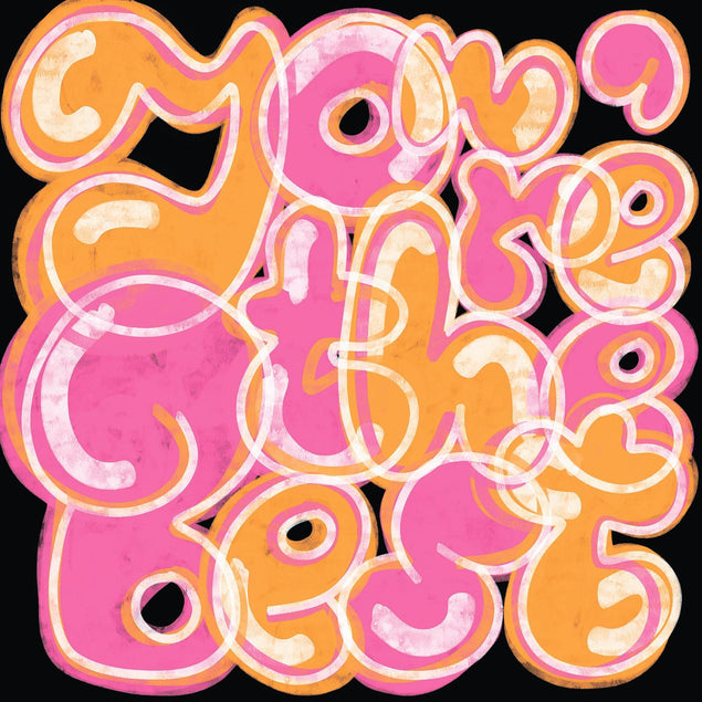 You're the best Pink And Orange Confetti-exploding Greetings Card