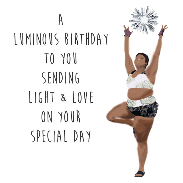 Luminous Birthday Confetti-exploding Greetings Card
