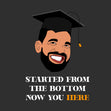 Drake Now You Here Graduation Confetti-exploding Greetings Card