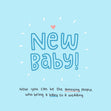 New Baby Boy Confetti-exploding Greetings Card