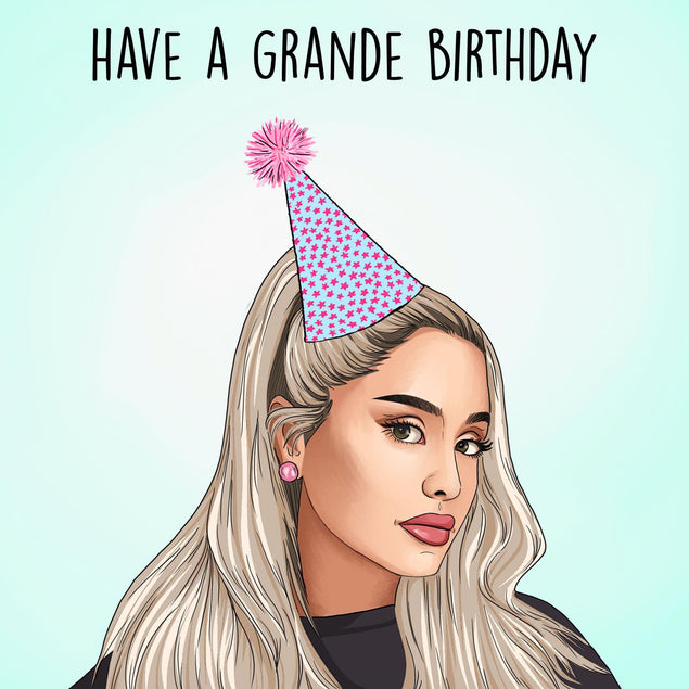 Ariana Grande Birthday Confetti-exploding Greetings Card