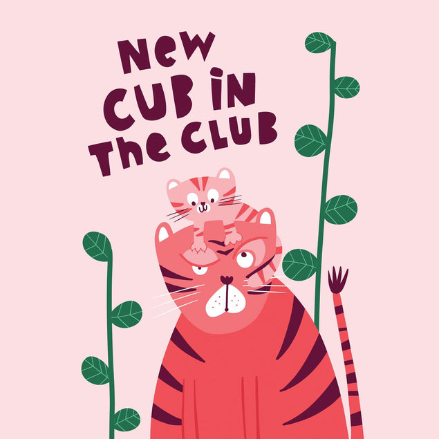 New Cub In The Club Confetti-exploding Greetings Card