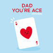 Dad You're Ace! Confetti-exploding Greetings Card