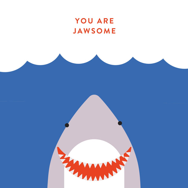 You Are Jawsome Shark Birthday Confetti-exploding Greetings Card