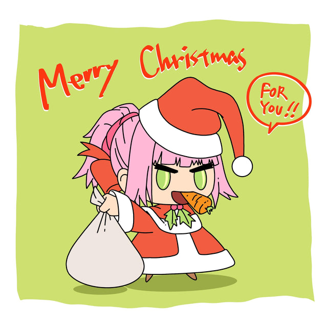 Merry Christmas Cute Padoru Meme Confetti-exploding Greetings Card