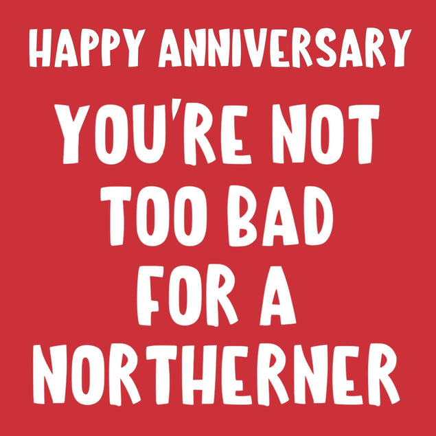 Happy Anniversary Northerner Confetti-exploding Greetings Card