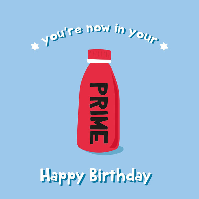 You're In Your Prime Birthday Confetti-exploding Greetings Card