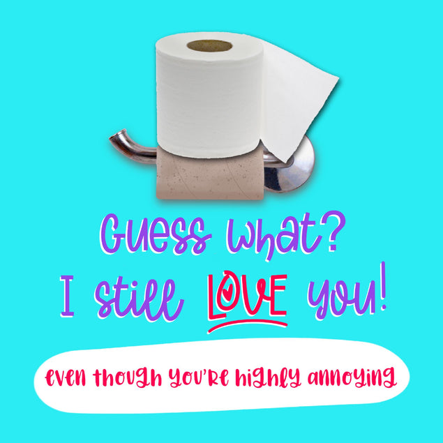 Wedding Anniversary I Still Love It Toilet Paper Confetti-exploding Greetings Card