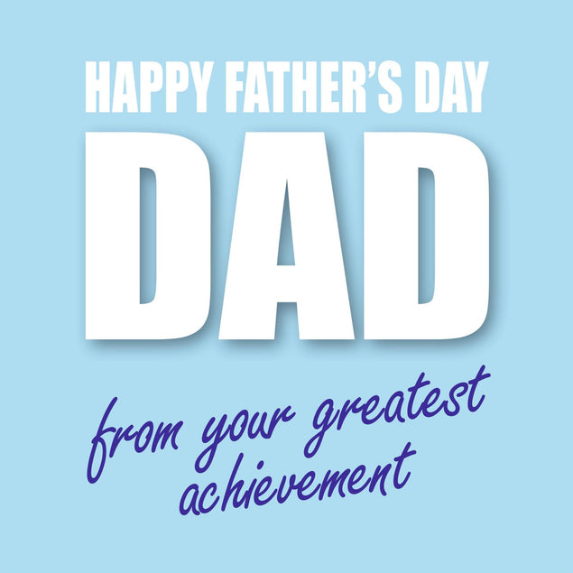 Happy Father's Day DAD Confetti-exploding Greetings Card