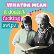 Whatda mean it doesn't fucking swipe Confetti-exploding Greetings Card
