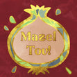Mazel Tov Golden Onion Confetti-exploding Greetings Card