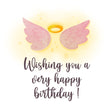 A Very Happy Birthday Angel Confetti-exploding Greetings Card