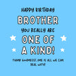 Happy Birthday Brother Confetti-exploding Greetings Card
