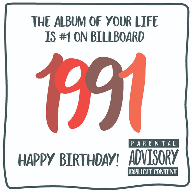 The Album Of Your Life 1991 Birthday Confetti-exploding Greetings Card