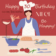 Kitchen Happy 30th Birthday Niece Confetti-exploding Greetings Card