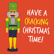 Merry Christmas Nutcracker Confetti-exploding Greetings Card