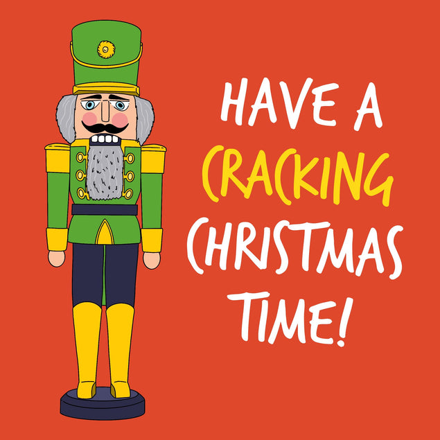 Merry Christmas Nutcracker Confetti-exploding Greetings Card