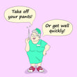 Funny Nurse Get Well Soon Confetti-exploding Greetings Card