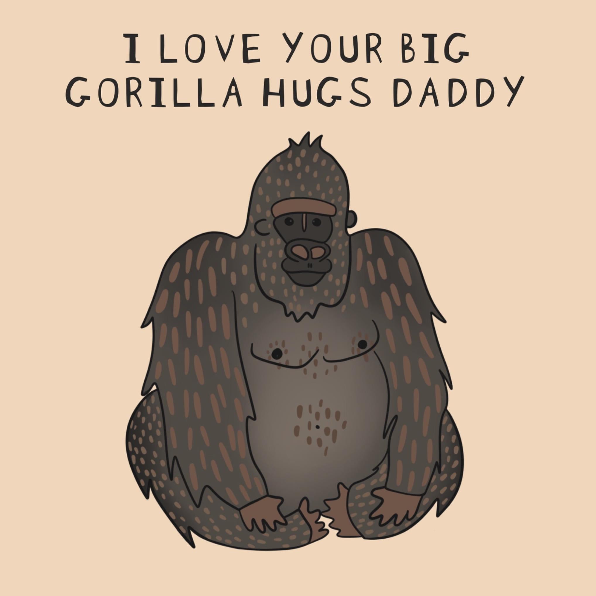 Big Daddy Gorilla Confetti-exploding Greetings Card – Boomf