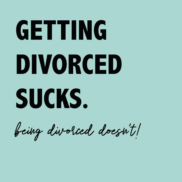Getting Divorced Sucks Confetti-exploding Greetings Card