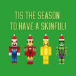 'Tis The Season To Have A Skinful Christmas Confetti-exploding Greetings Card