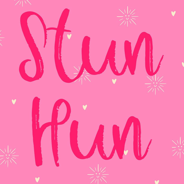 Stun Hun Confetti-exploding Greetings Card
