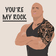 You're My Rock Confetti-exploding Greetings Card