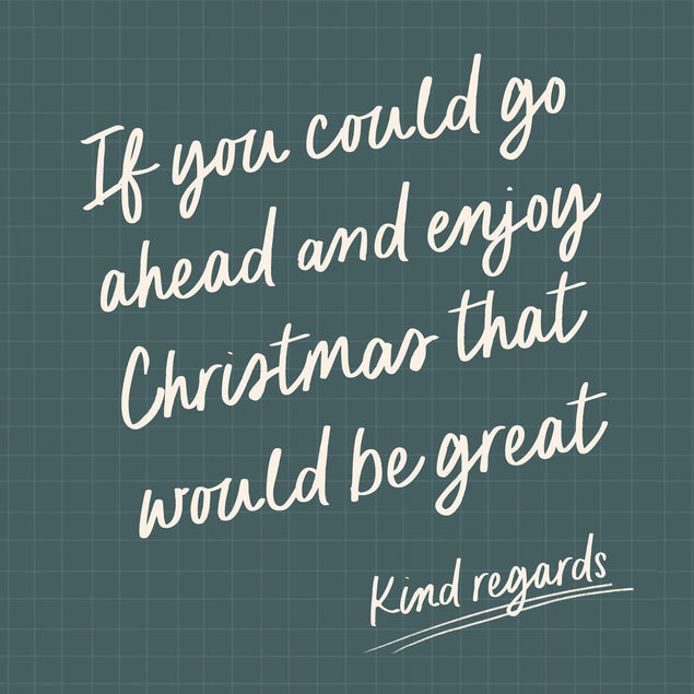 Go Ahead Christmas Confetti-exploding Greetings Card