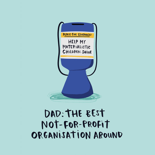 Not-For-Profit Organisation Father's Day Confetti-exploding Greetings Card