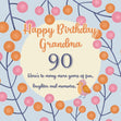 Happy 90th Birthday Grandma Bird And Berries Confetti-exploding Greetings Card