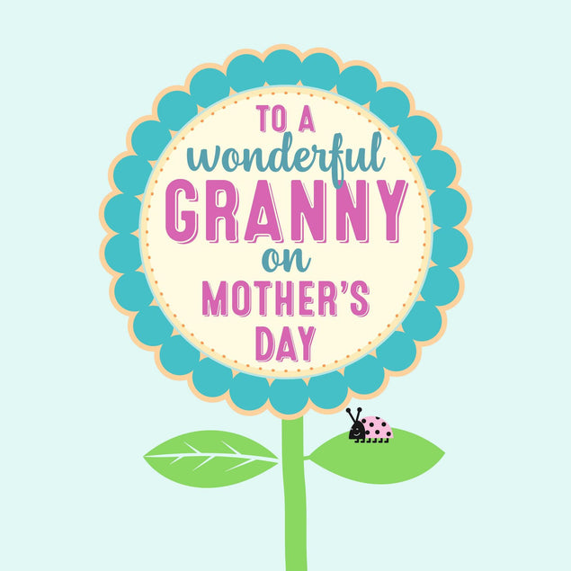 To A Wonderful Granny Confetti-exploding Greetings Card
