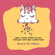 Happy Birthday Unicorn Fart Confetti-exploding Greetings Card