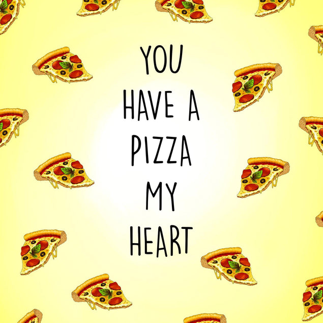 Pizza My Heart Confetti-exploding Greetings Card