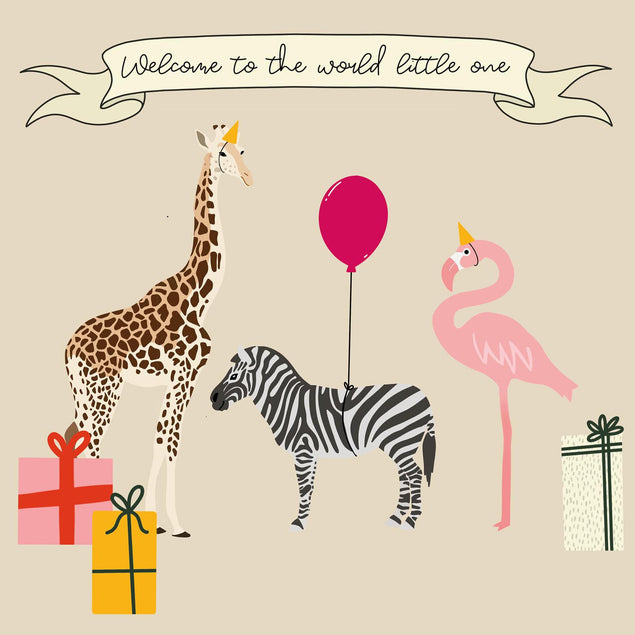 Welcome To The World Little One Confetti-exploding Greetings Card