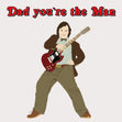 Dad You're The Man Confetti-exploding Greetings Card