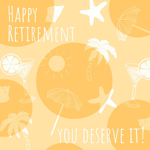 Happy Retirement You Deserve It Confetti-exploding Greetings Card
