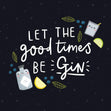 Good Times Be-gin Confetti-exploding Greetings Card