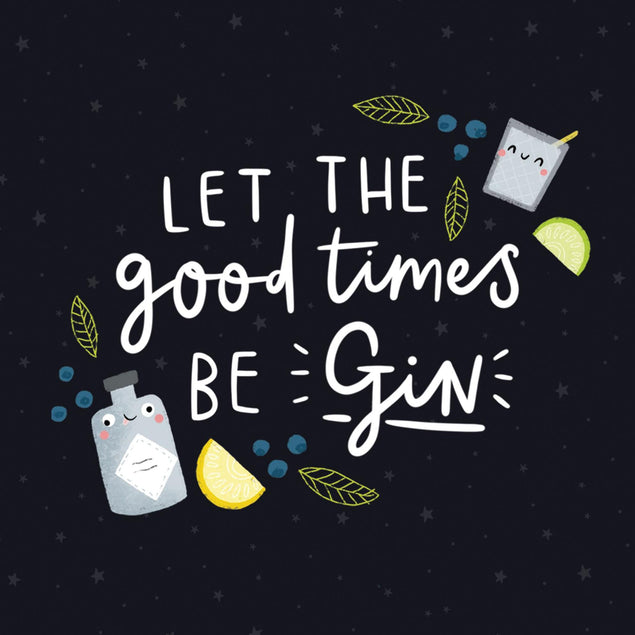 Good Times Be-gin Confetti-exploding Greetings Card
